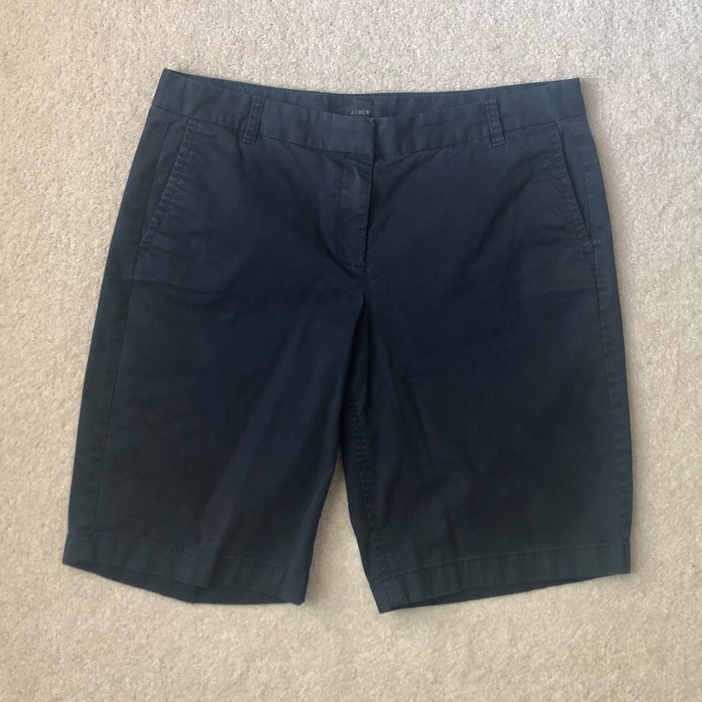 J Crew Cotton/Spandex Dark Navy Color Shorts